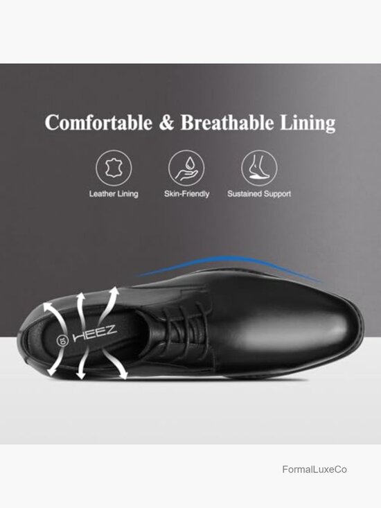 Men\'s Genuine Leather Wingtip Oxford Dress Shoes Non Slip Lace Up Formal Office main image 5